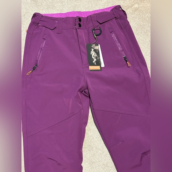 NWT Women’s Free Soldier Tactical Gear Purple Snow Pants - S - Picture 1 of 10